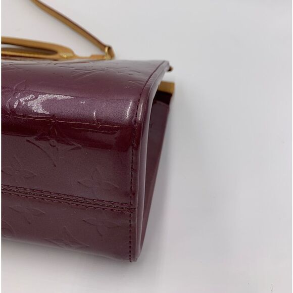 Auth Louis Vuitton Amarante LV Monogram Vernis Leather Roxbury Drive 2way Tote - Picture 11 of 16